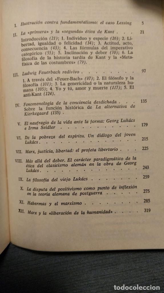 Libros de segunda mano: CR&Iacute;TICA DE LA ILUSTRACI&Oacute;N  &Aacute;GNES HELLER  PENINSULA - Foto 3