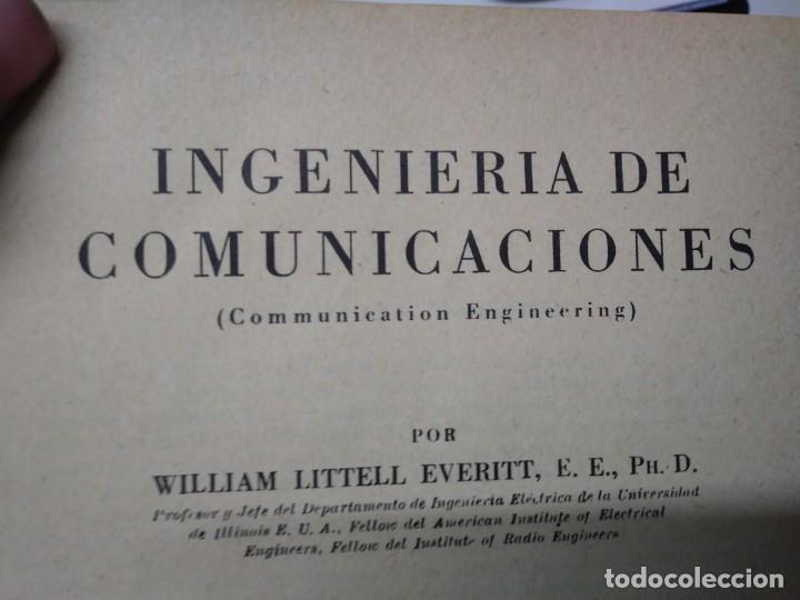 Libros de segunda mano: Libro INGENIERIA DE COMUNICACIONES editorial continental - Foto 2