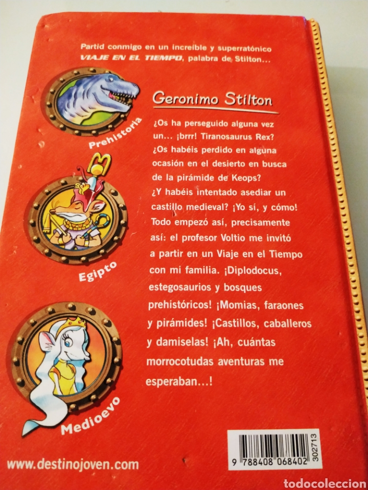 Libros de segunda mano: Ger&oacute;nimo Stilton viaje en el tiempo - Foto 2
