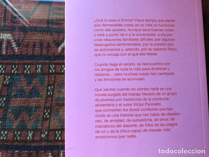Libros de segunda mano: &iquest;Qu&eacute; sientes cuando no sientes nada?. V&iacute;ctor Panicello - Foto 2