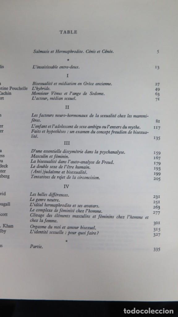 Libros de segunda mano: BISEXUALITE ET DIFFERENCE DES SEXES. GALLIMARD - Foto 2