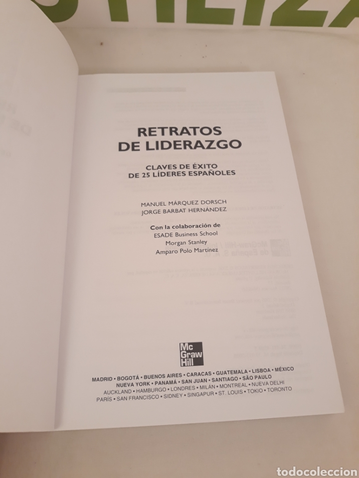 Libros de segunda mano: Retratos de liderazgo.Mcgraw hill. - Foto 3