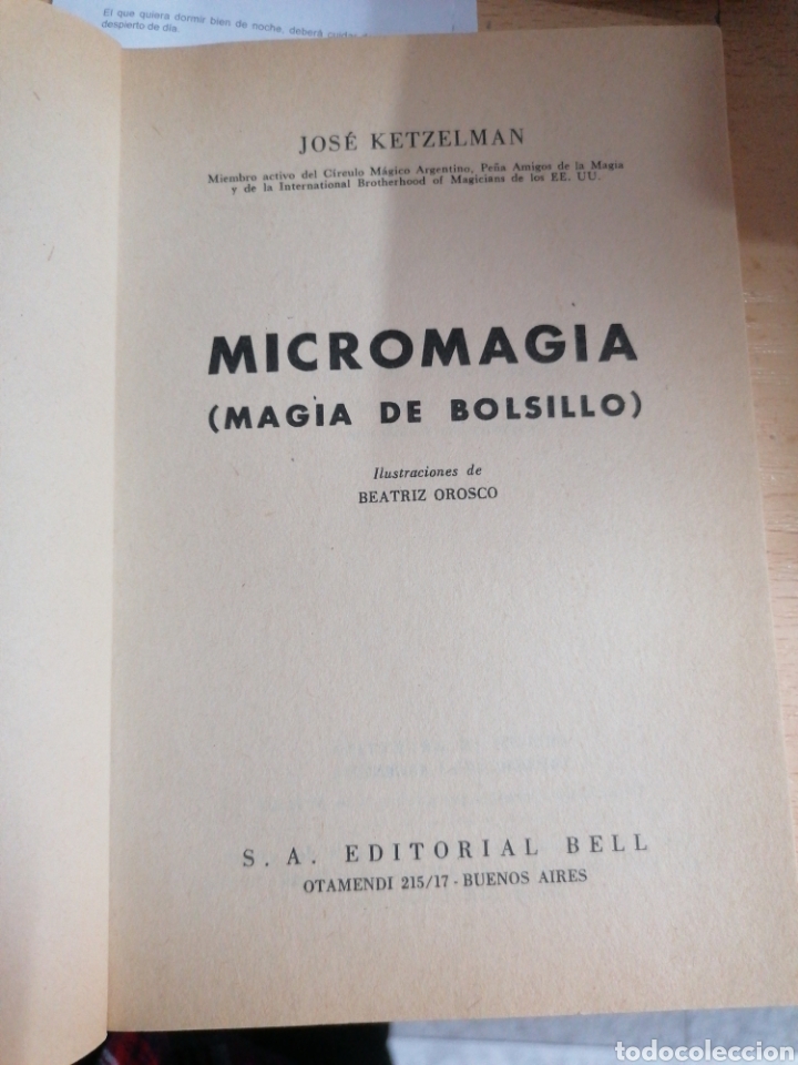 Libros de segunda mano: Micromagia Jos&eacute; ketzelman - Foto 2