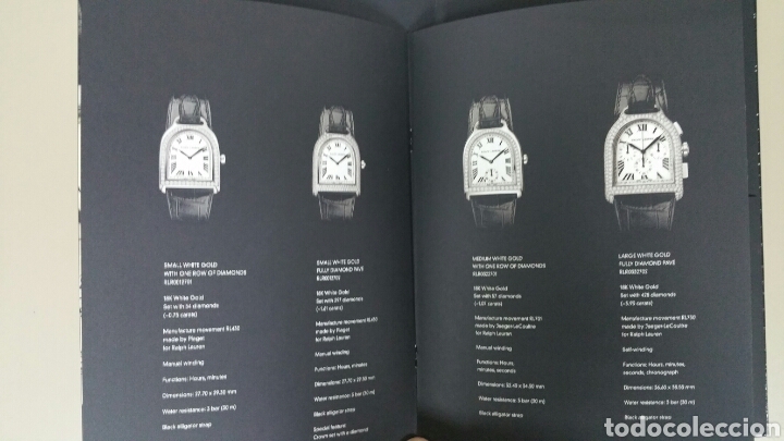 Libros de segunda mano: Ralph Lauren, fine watchmaking , libro junto con cat&aacute;logo en su interior. - Foto 9