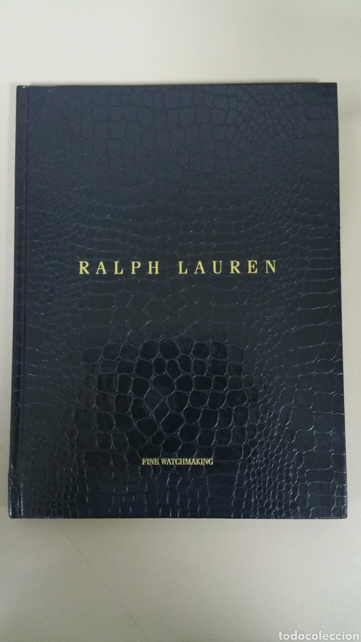 Libros de segunda mano: Ralph Lauren, fine watchmaking , libro junto con cat&aacute;logo en su interior. - Foto 1