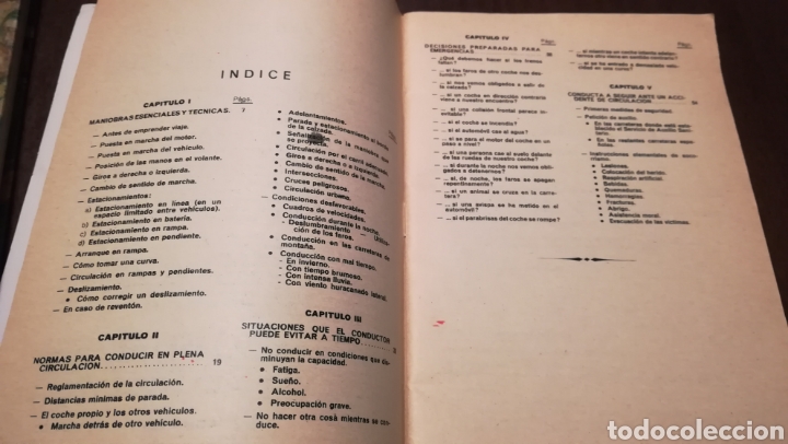 Libros de segunda mano: Manual del Conductor. Librillo de 1972. - Foto 2