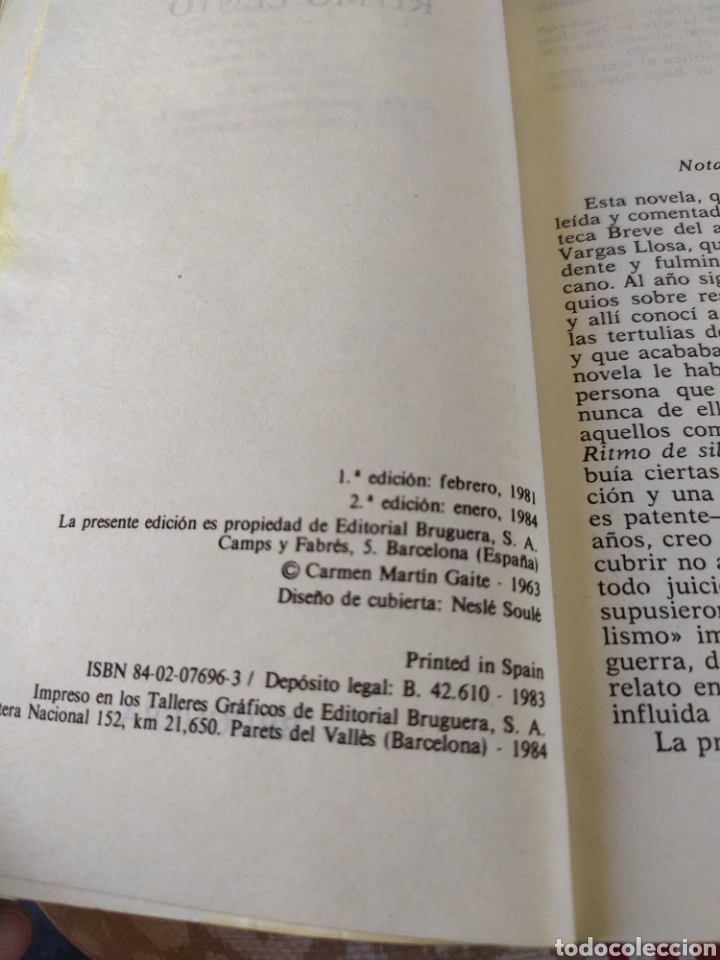 Libros de segunda mano: Ritmo lento - Foto 3