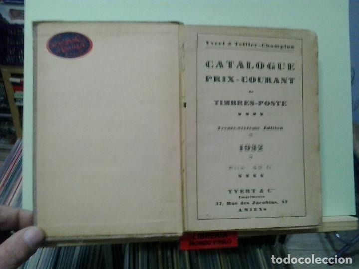 Libros de segunda mano: Catalogue de timbres poste. Yvert & Tellier 1932. Texto en frances - Foto 2