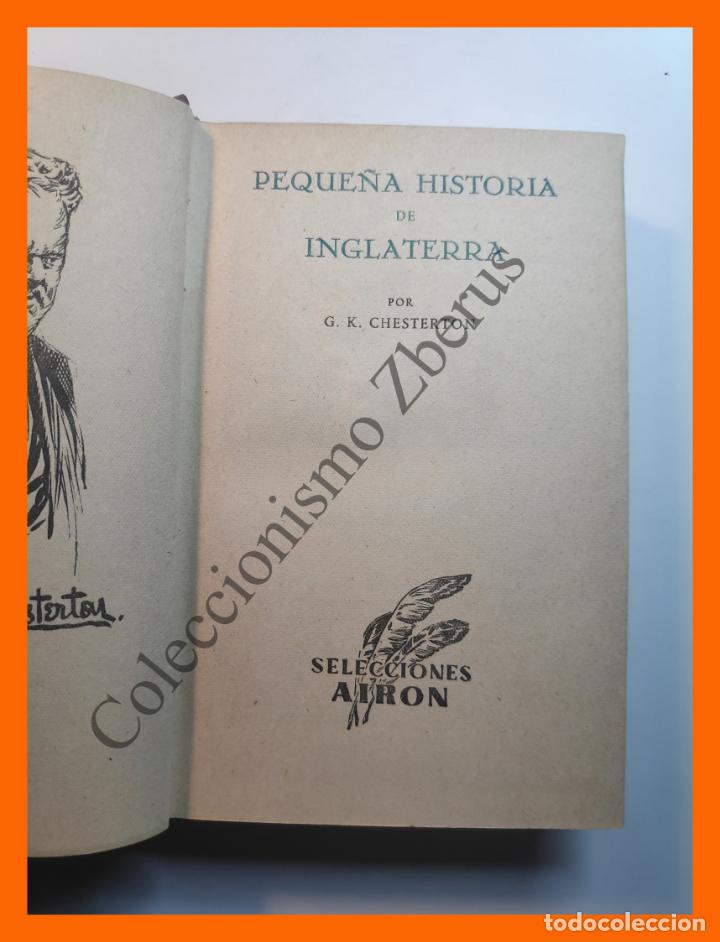 Libros de segunda mano: Peque&ntilde;a Historia de Inglaterra - G.K. Chesterton - Foto 2