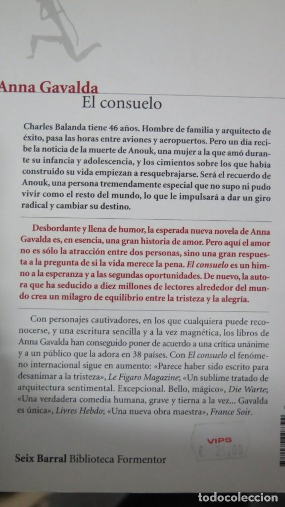 Libros de segunda mano: 2008.- EL CONSUELO. GAVALDA - Foto 3