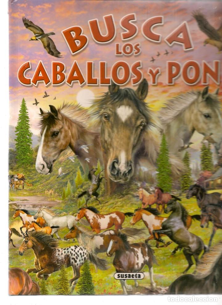 Libros de segunda mano: BUSCA LOS CABALLOS Y LOS PONIS. SUSAETA. (M/I) - Foto 1
