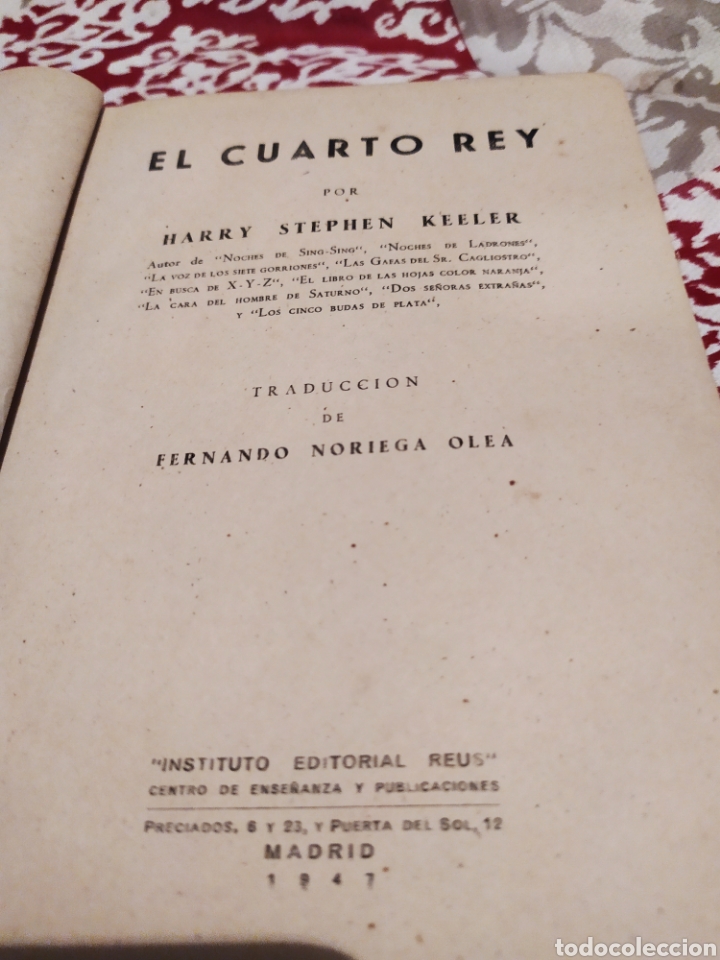 Libros de segunda mano: El cuarto rey (1947.) - Foto 3
