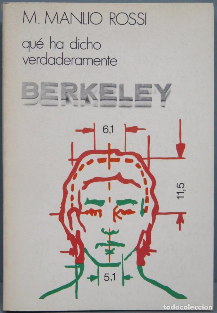 Libros de segunda mano: QUE HA DICHO VERDADERAMENTE BERKELEY. ROSSI - Foto 1