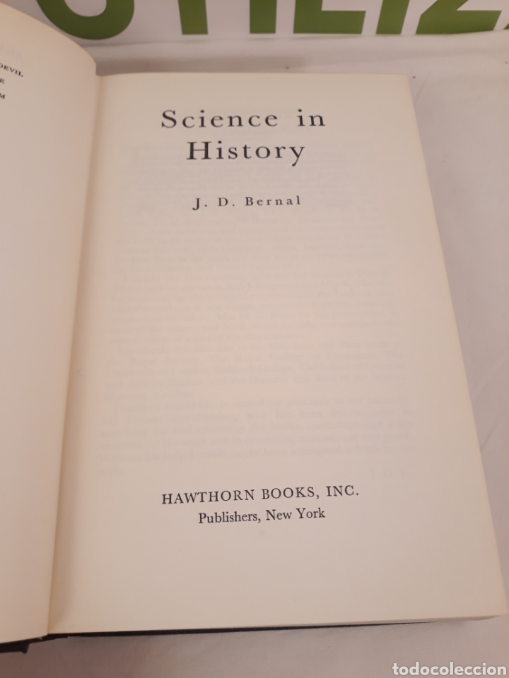 Libros de segunda mano: Science in history. J D Bernal. - Foto 2