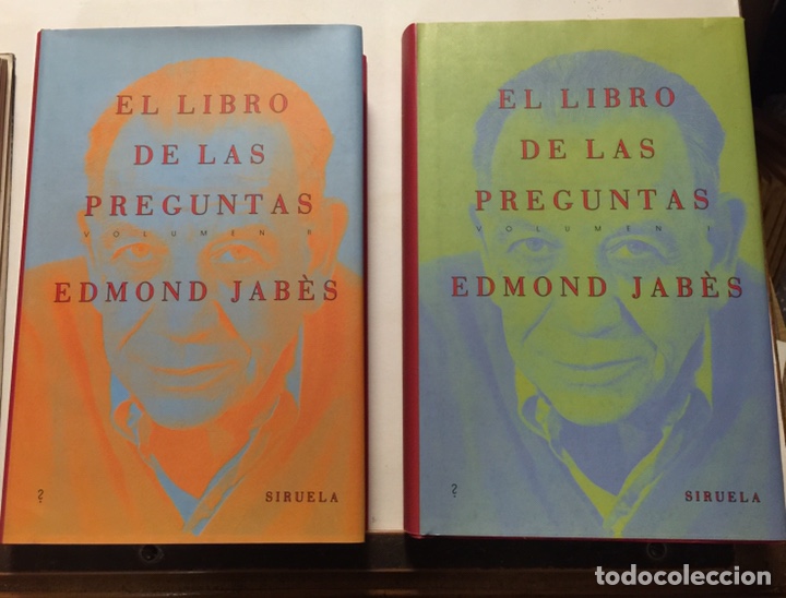 Libros de segunda mano: El Libro de las preguntas - Edmond Jab&eacute;s - Foto 1