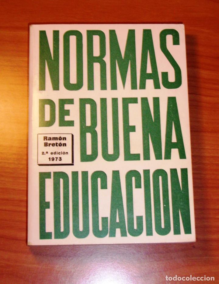 Libros de segunda mano: BRET&Oacute;N, Ram&oacute;n. Normas de buena educaci&oacute;n - Foto 1