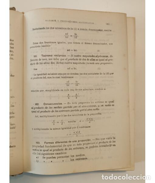Libros de segunda mano: ELEMENTOS DE &Aacute;LGEBRA. V.V. Bru&ntilde;o. 1958. - Foto 3