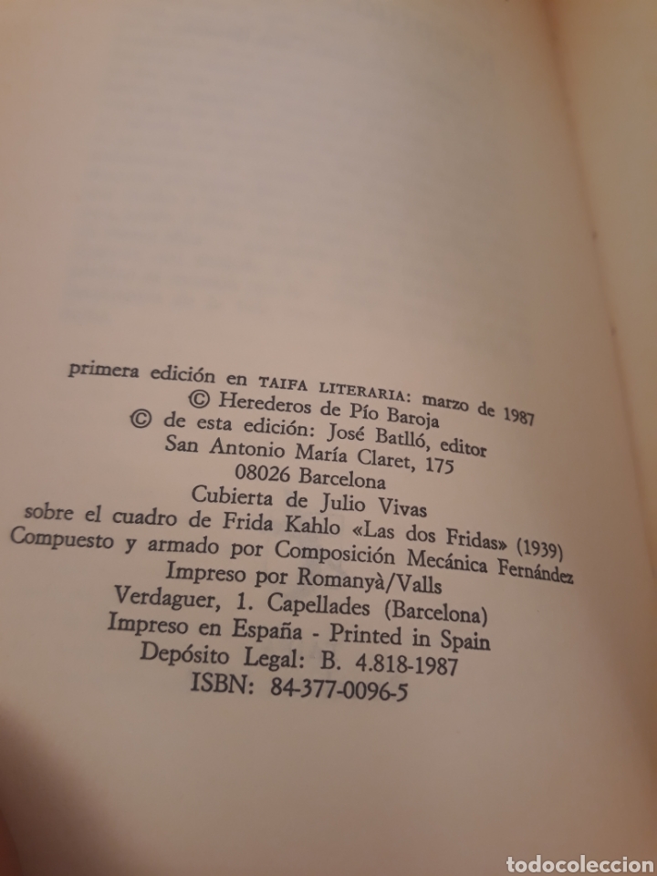 Libros de segunda mano: Pio baroja. Juventud. Egolatria. - Foto 4