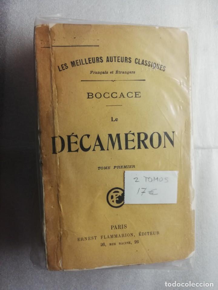 Libros de segunda mano: 2 TOMOS DE BOCCACE LE CAM&Eacute;RON LESMEILLEURS AUTEURS CLASSIONES - Foto 1