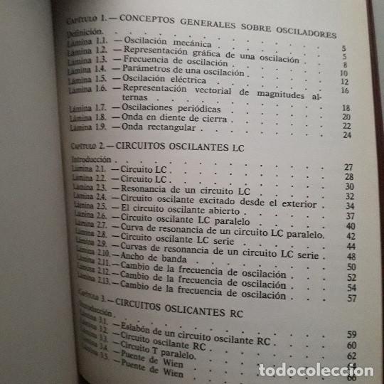 Libros de segunda mano: MANUAL DE OSCILADORES - FRANCISCO RUIZ VASSALLO - Foto 3