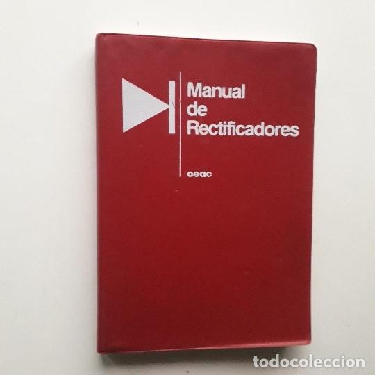 Libros de segunda mano: MANUAL DE RECTIFICADORES - FRANCISCO RUIZ VASSALLO - Foto 1
