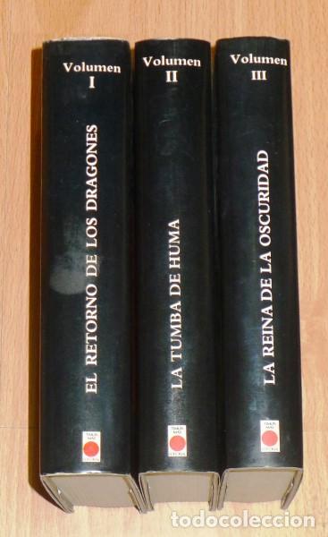 Libros de segunda mano: Cr&oacute;nicas de la Dragonlance (3 vol.) / Margaret Weis, Tracy Hickman - Foto 2