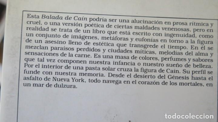 Libros de segunda mano: 1987.- BALADA DE CA&Iacute;N. MANUEL VICENT - Foto 2