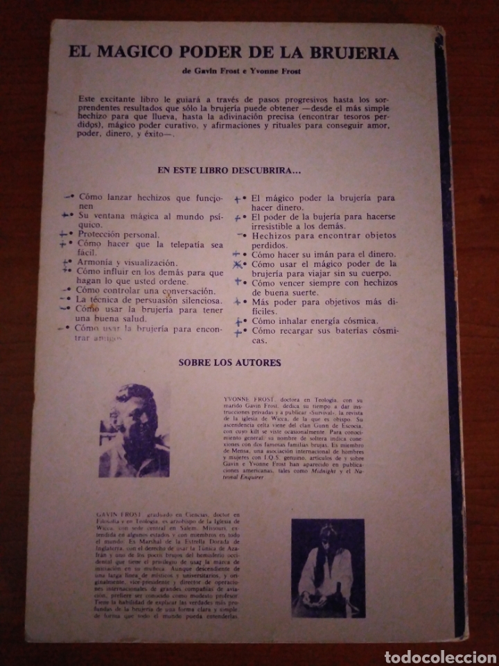 Libros de segunda mano: El m&aacute;gico poder de la brujer&iacute;a de gavin Frost e Yvonne Frost - Foto 2