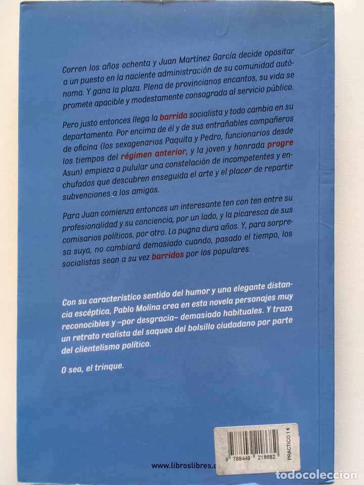 Libros de segunda mano: GENIOS DEL TRINQUE / PABLO MOLINA / LIBROS LIBRES - Foto 4