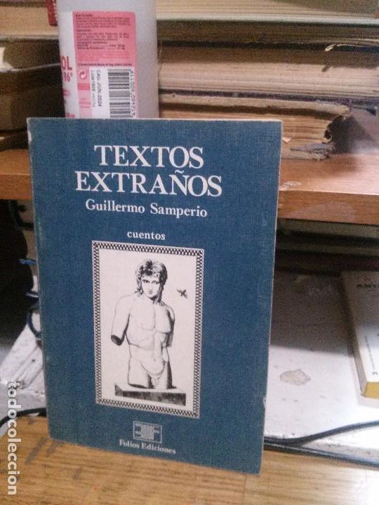 Libros de segunda mano: Textos extra&ntilde;os , Guillermo Samperio, Folios - Foto 1