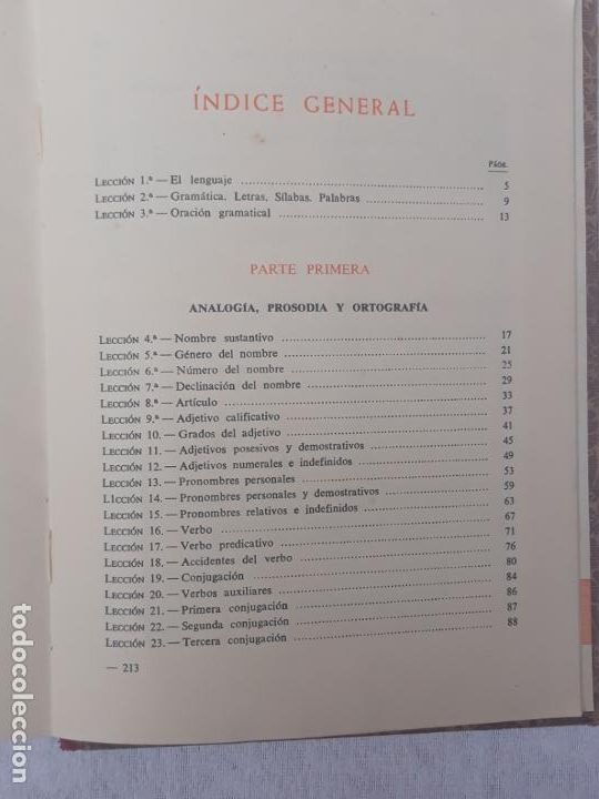 Libros de segunda mano: GRAMATICA - SEGUNDO GRADO - EDITORIAL LUIS VIVES - 1958. - Foto 2