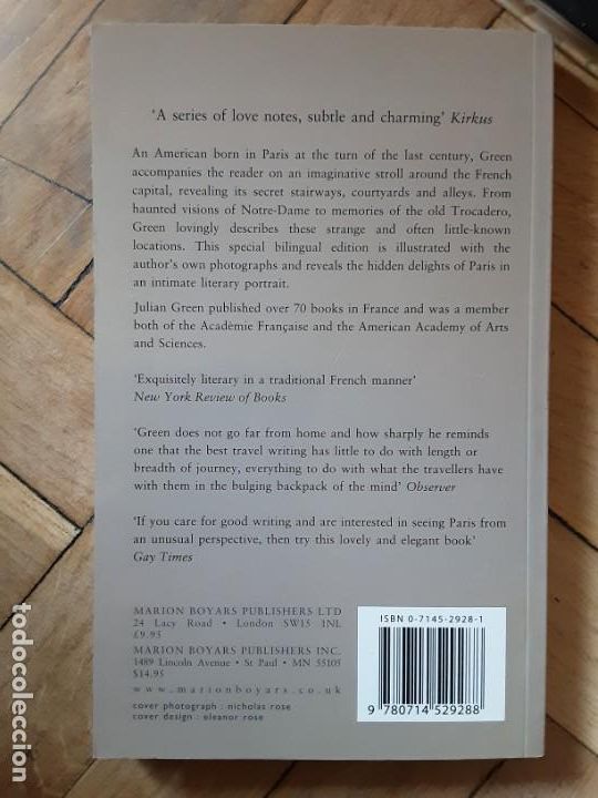 Libros de segunda mano: Paris - Julian Green - Biling&uuml;e Franc&eacute;s-Ingl&eacute;s - Foto 2