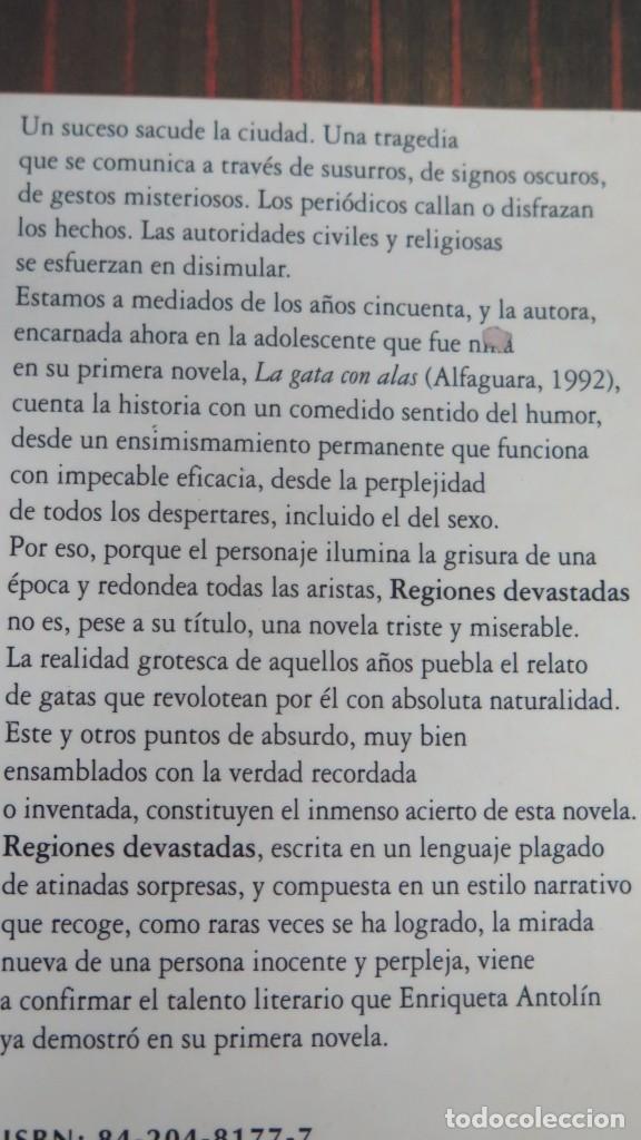 Libros de segunda mano: 1995.- ENRIQUETA ANTOL&Iacute;N. REGIONES DEVASTADAS - Foto 2