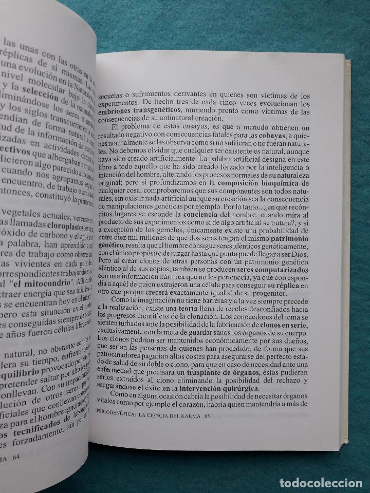 Libros de segunda mano: Psicogen&eacute;tica. La Ciencia del karma. Adela Amado - Foto 4
