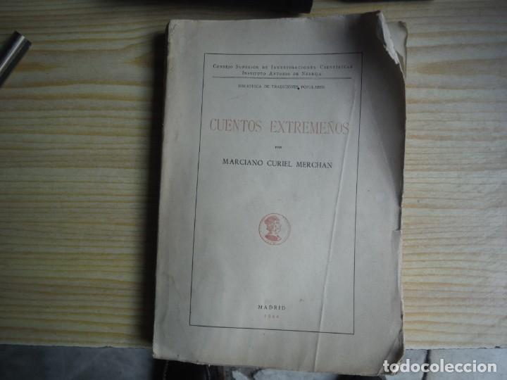 Libros de segunda mano: CURIEL MERCHAN, Marciano. - CUENTOS EXTREME&Ntilde;OS - Foto 2