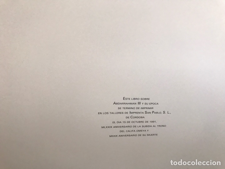 Libros de segunda mano: Abdarrahman III y su &eacute;poca. Emilio Cabrera - Foto 10