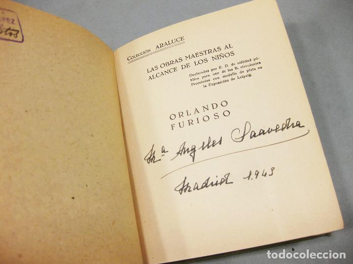 Libros de segunda mano: CUENTO DE ORLANDO FURIOSO - COLECCI&Oacute;N ARALUCE - Foto 2