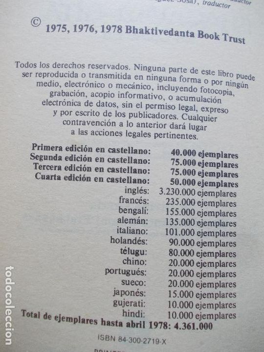 Libros de segunda mano: EL BHAGAVAD-GITA - Foto 4