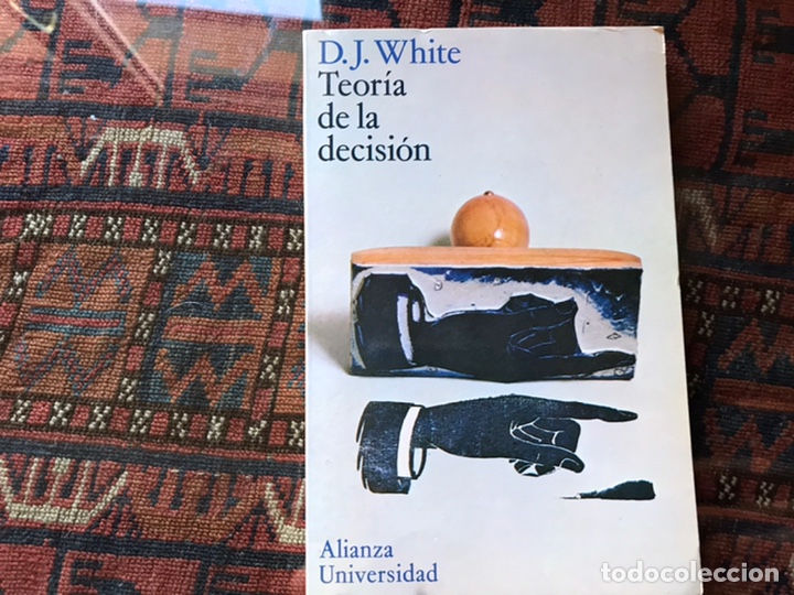 Libros de segunda mano: Teor&iacute;a de la decisi&oacute;n. D. J. White. Alianza universidad - Foto 1