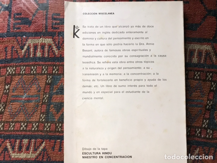 Libros de segunda mano: El poder del pensamiento. Annie Besant. Kier - Foto 2