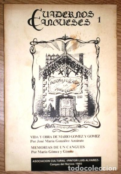 Gebrauchte B&uuml;cher: Cuadernos Cangueses 1 de Asociaci&oacute;n Cultural Pintor Luis Alvarez en Gij&oacute;n 1985