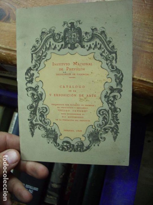Libri di seconda mano: Instituto nacional de previsi&oacute;n, cat&aacute;logo de la V exposici&oacute;n de arte. 1949. L.36-101