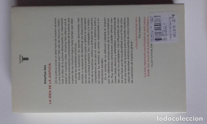 Libros de segunda mano: La idea de Justicia. Amartya Sen - Foto 2