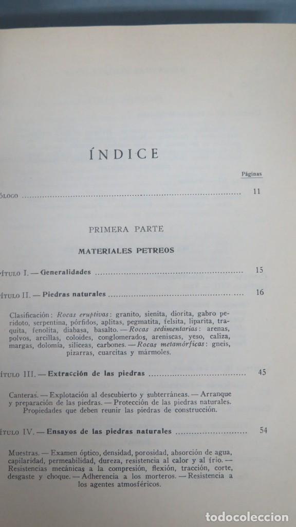 Libros de segunda mano: MATERIALES DE CONSTRUCCI&Oacute;N. F&Eacute;LIX OR&Uacute;S ASSO - Foto 3