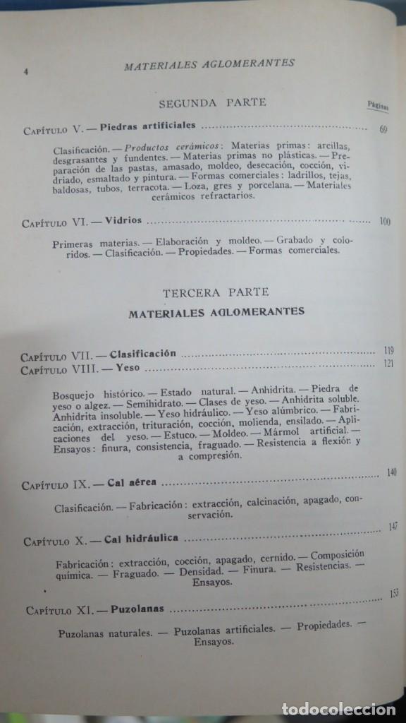 Libros de segunda mano: MATERIALES DE CONSTRUCCI&Oacute;N. F&Eacute;LIX OR&Uacute;S ASSO - Foto 4