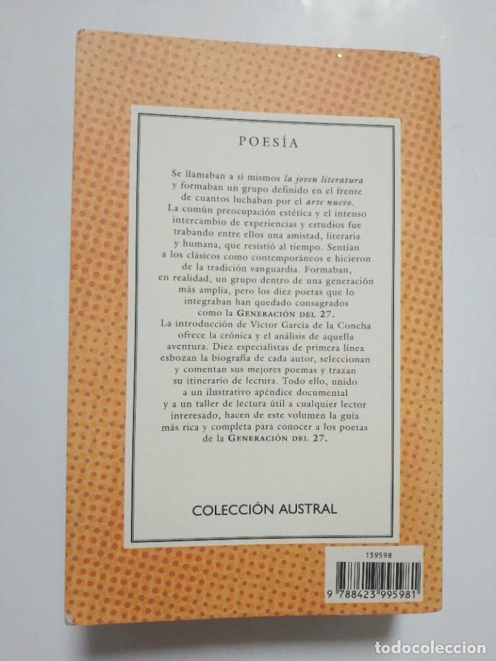 Libros de segunda mano: ANTOLOGIA COMENTADA DE LA GENERACION DEL 27 - Foto 3