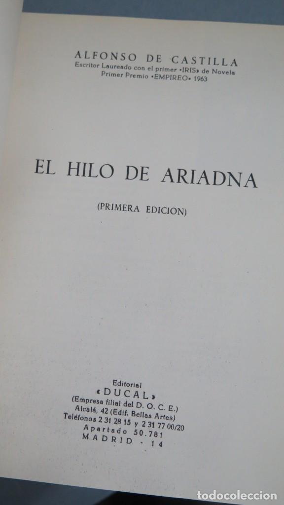 Libros de segunda mano: EL HILO DE ARIADNA. ALFONSO DE CASTILLA - Foto 2