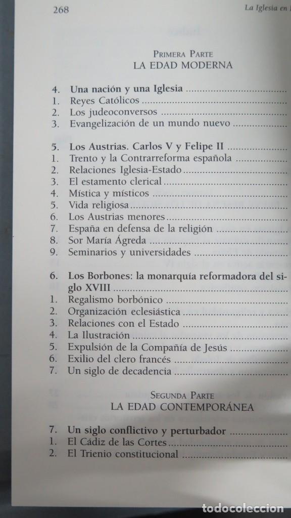 Libros de segunda mano: LA IGLESIA EN ESPA&Ntilde;A. 1492-2000. LABOA - Foto 3