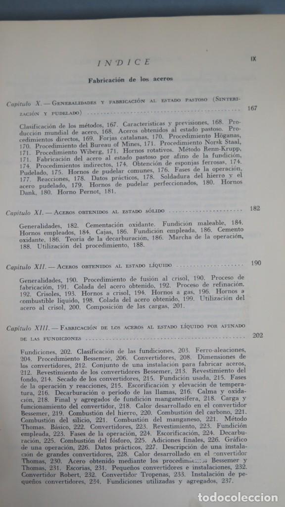 Libros de segunda mano: SIDERURGIA. PASCUAL A. PEZZANO - Foto 5
