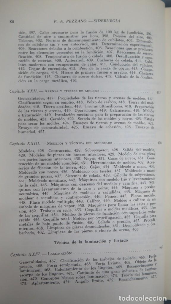 Libros de segunda mano: SIDERURGIA. PASCUAL A. PEZZANO - Foto 8